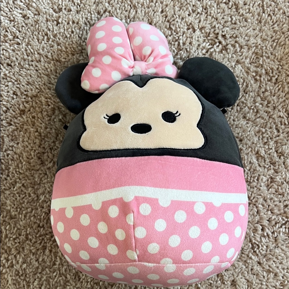 Pink Minnie Mouse Squishmallow